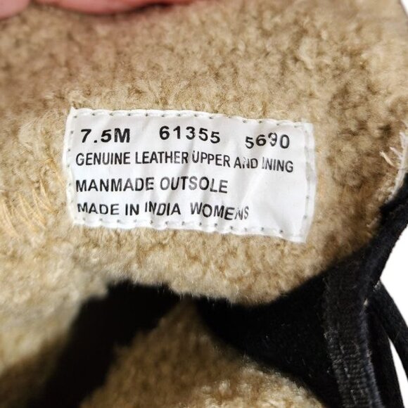 Timberland Reykir Ghillie Black Suede Lace Up Lined WP Ankle Boots Women's 7.5M - Picture 12 of 13